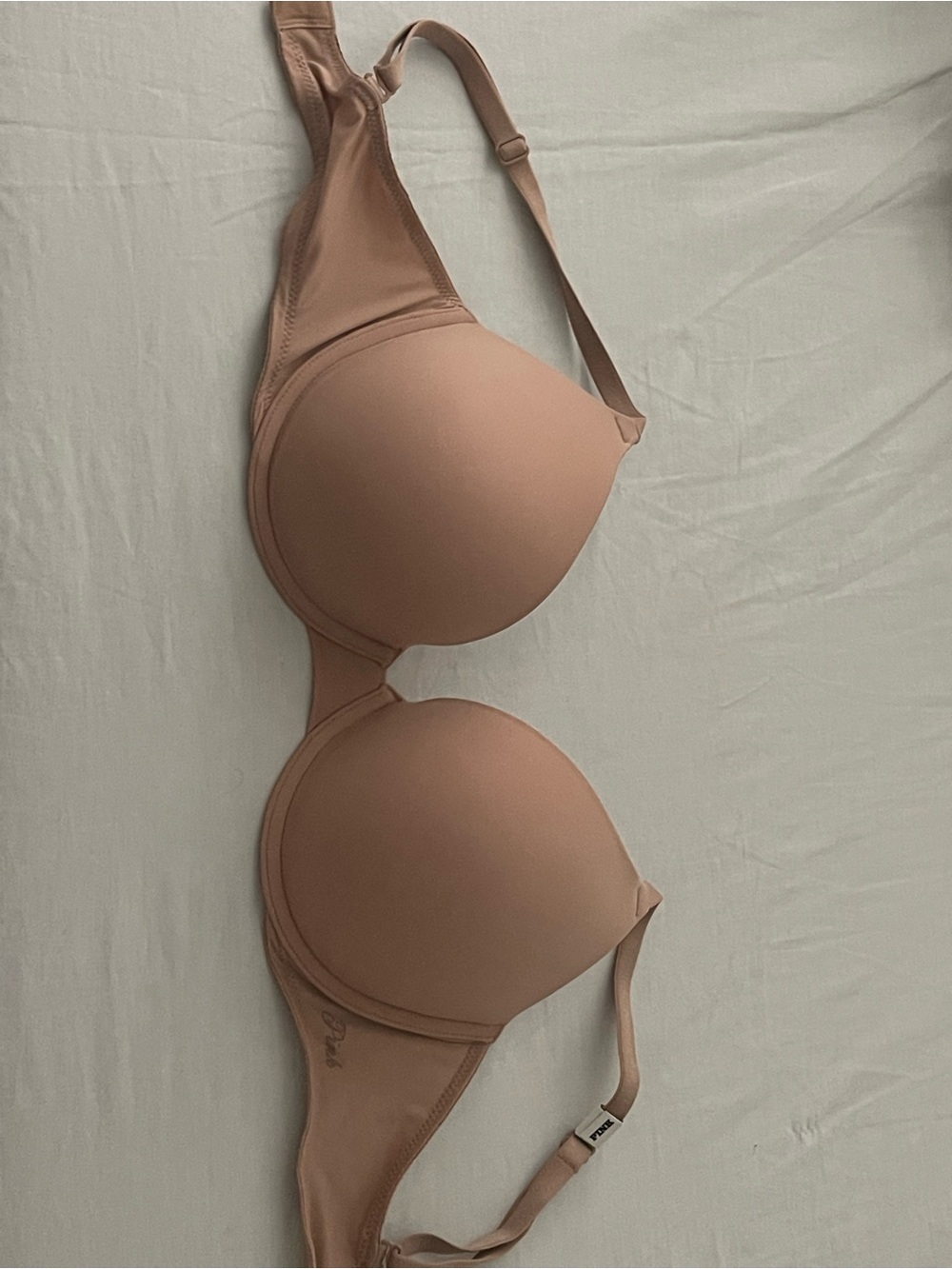 PINK Victoria's Secret Nude/Tan T-Shirt Bra